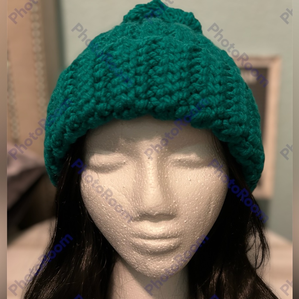 Handmade Knitted Pom Pom Hat